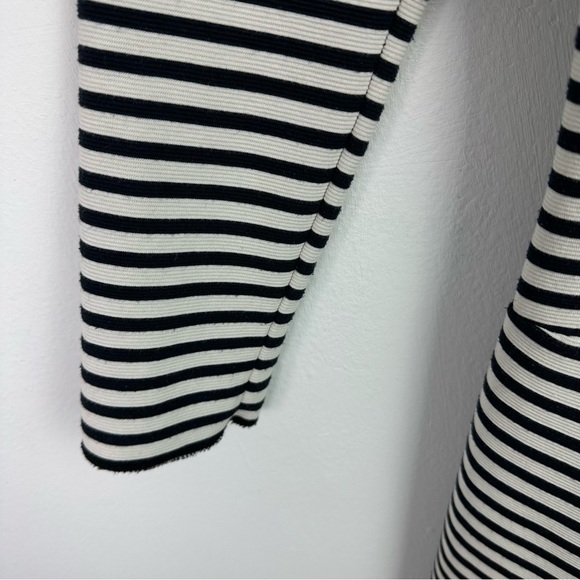 ZARA Striped Drop Waist 3/4 Sleeve Dress L - Picture 5 of 5
